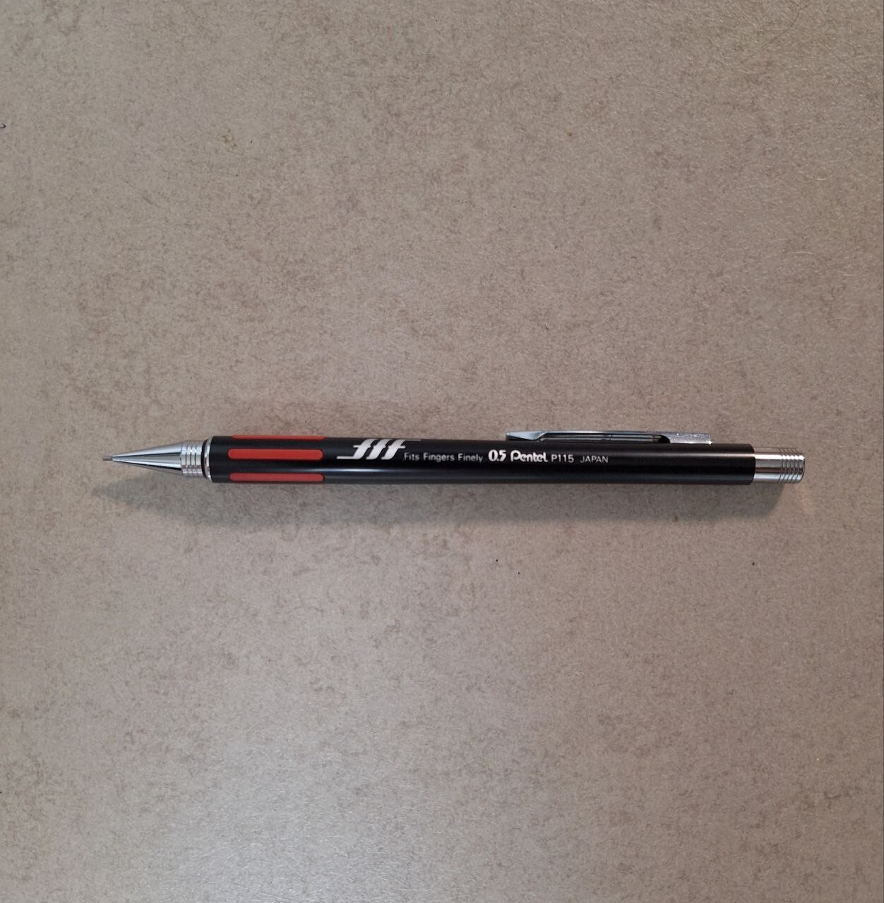 PENTEL Fits Finger Finely fff 0.5mm Discontinued Rare Edition Mechanical Pencil