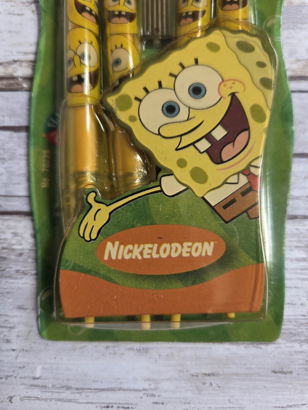 SpongeBob Squarepants 4 Count Mechanical Pencils 1.3mm Vintage 2002 Sealed