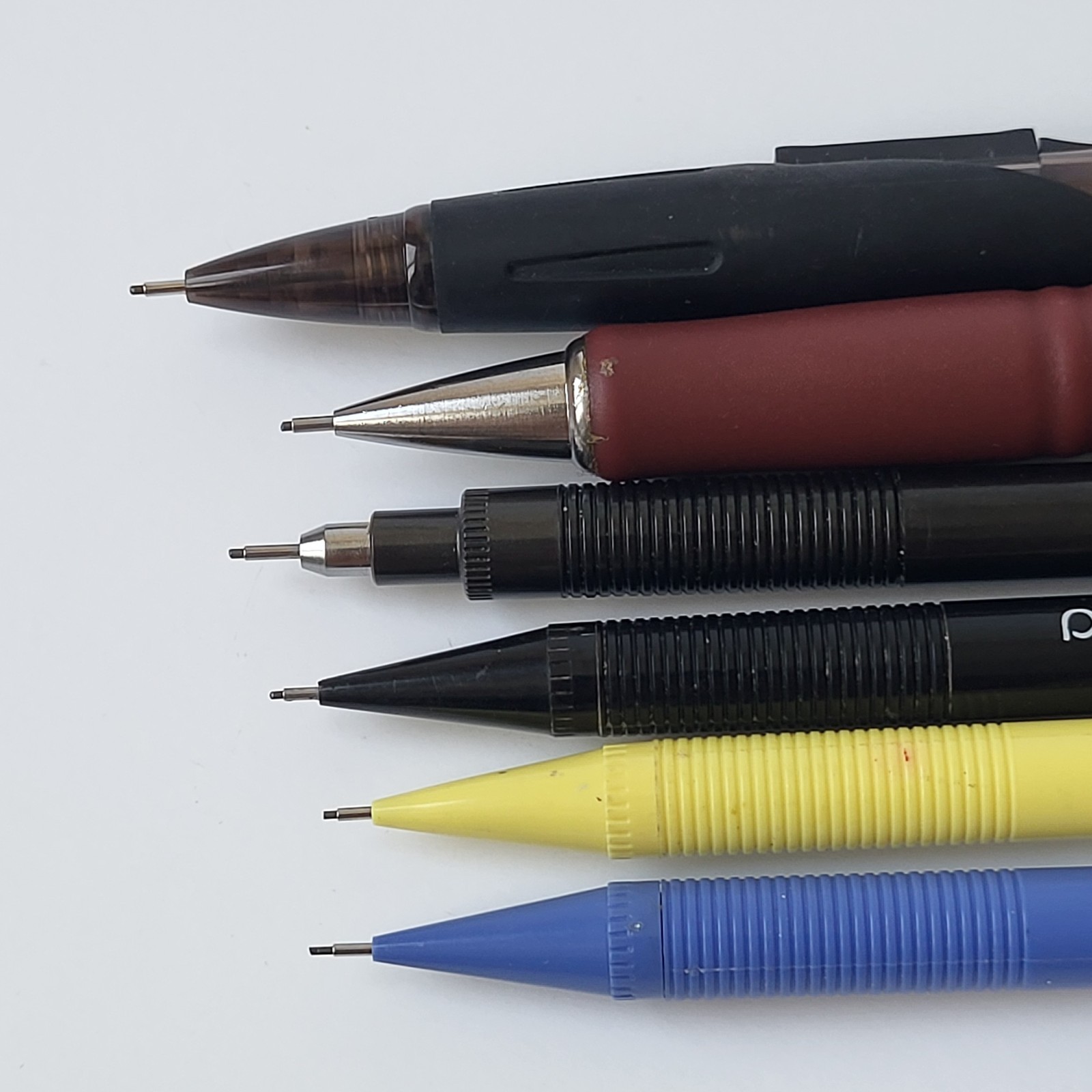 Pentel Mechanical Pencils Lot of 6 Sharplet-2 PG307 Twist Erase Click PD277