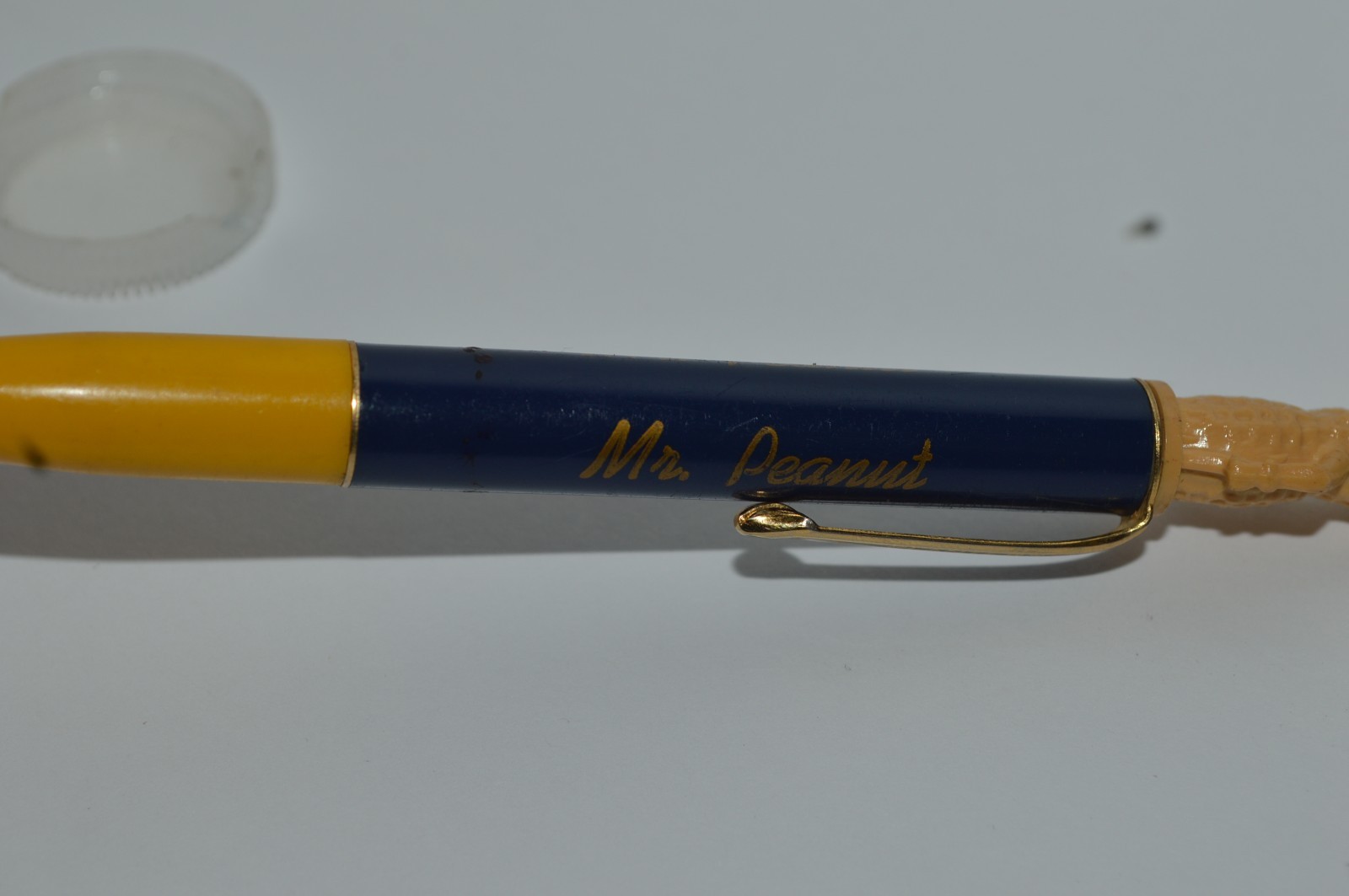Planters Mr. Peanut Mechanical Pencil 1.1mm Red Barrel Made In USA Circa 1960’s