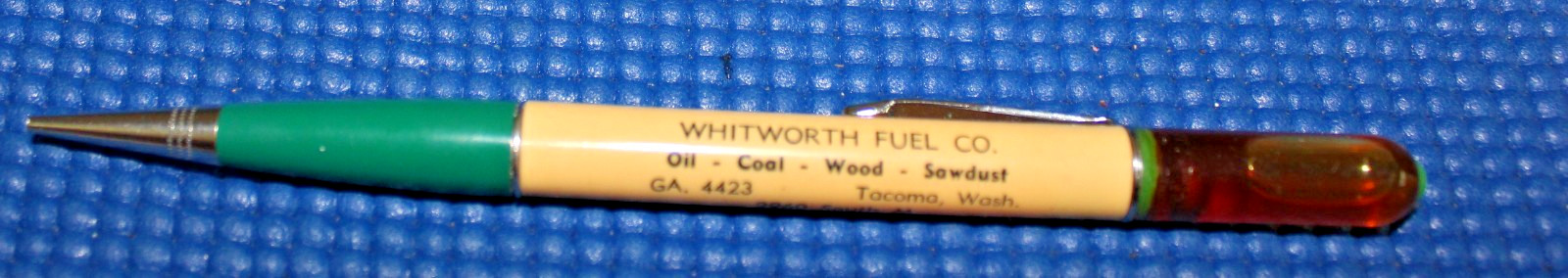 VTG Fuel Advertising Mechanical Pencil Ritepoint St Louis Works