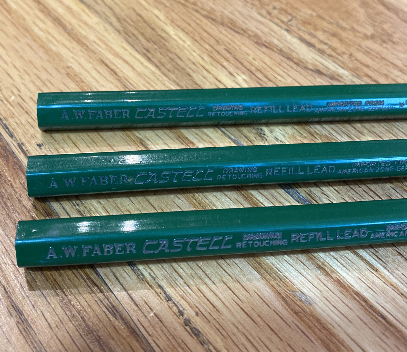 A.W. Faber Castell Drawing #9030 Refill Lead Lot Of 4 A W Faber Castell Lead Lot