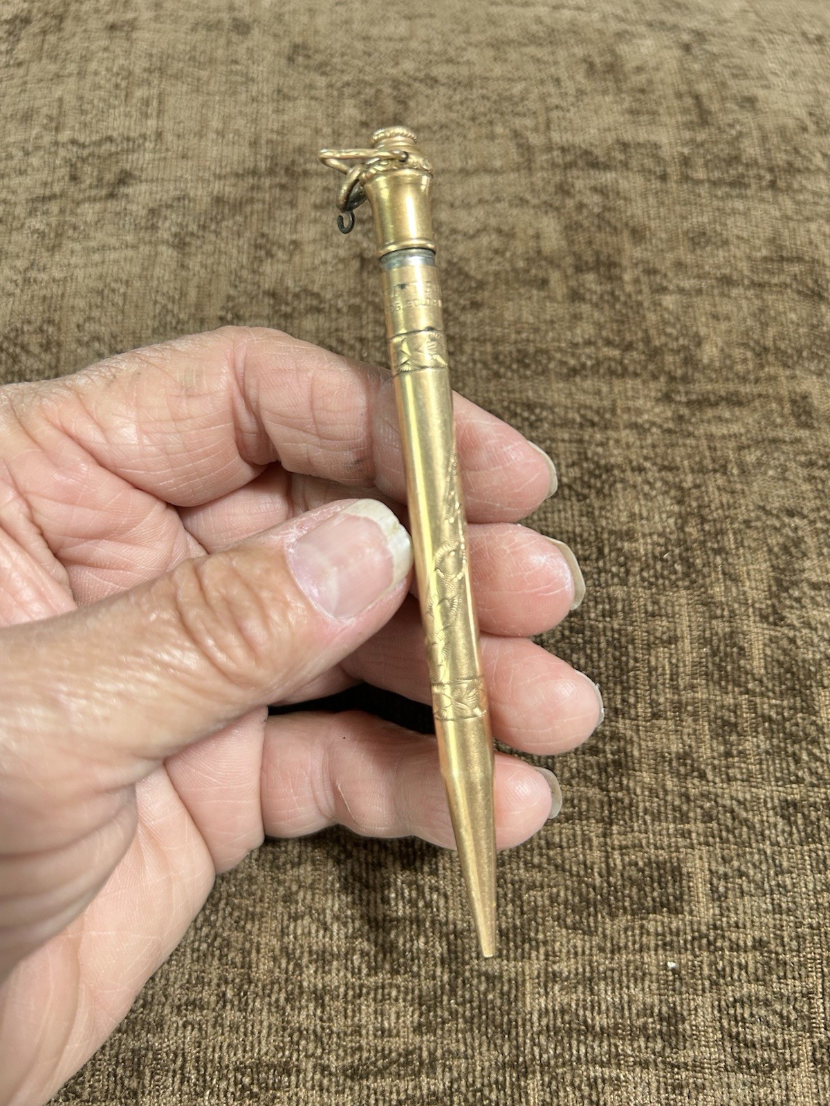 victorian gold filled mechanical pencils
