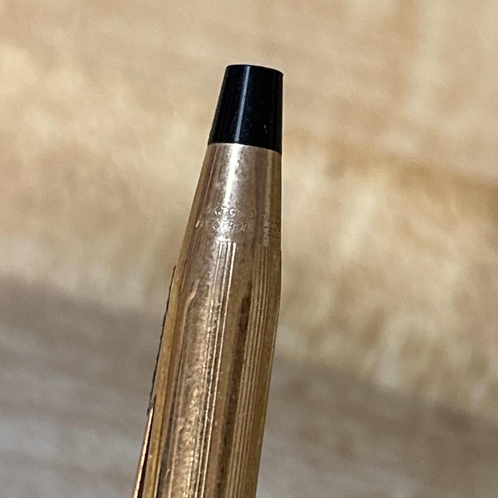 VTG Cross 10k Gold Filled Mechanical Pencil Twist Electroplated Siemens Logo Wks