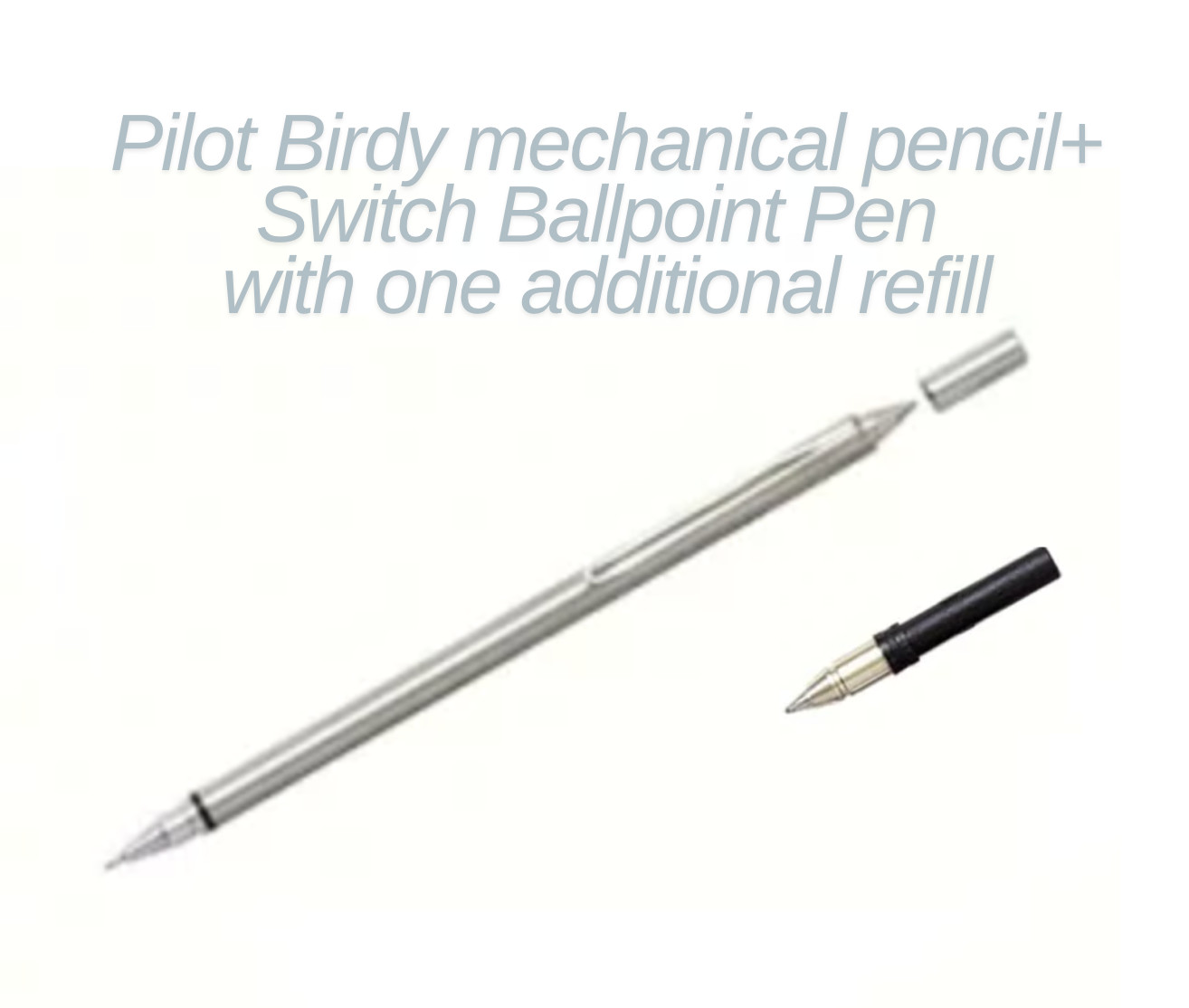 Pilot Birdy Switch0.7 mmBallpoint + 0.5 mmMechanical Pencil(HSBN-50S)with refill