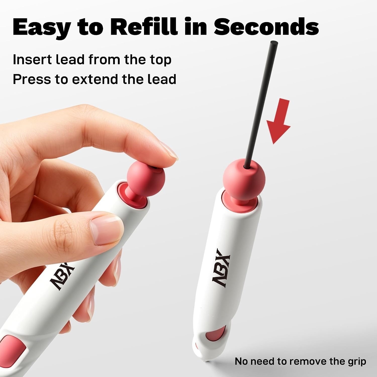 0.9mm Self-Correcting Pencil with Ergonomic Grip for Kid’s Writing Success