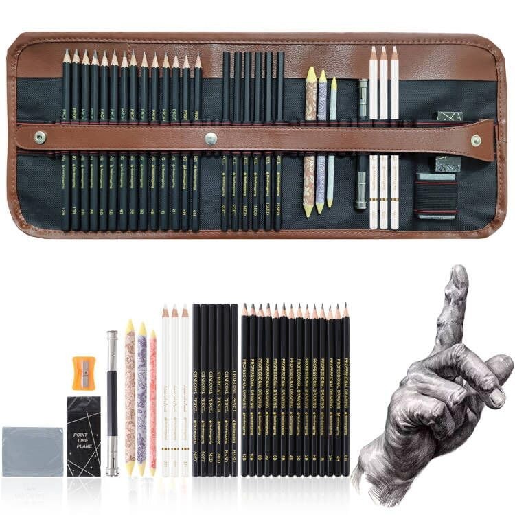 Heshengping 31 Drawing 1 Count (Pack of 1), 31 Pack Sketch pencil set