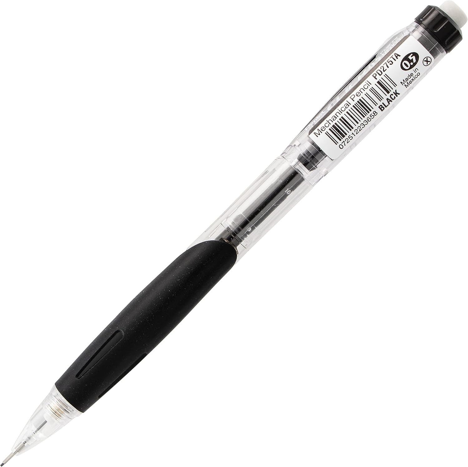 Twist-Erase Click Mechanical Pencil – 0.5mm with Stylish Color Accents – 2 Pack