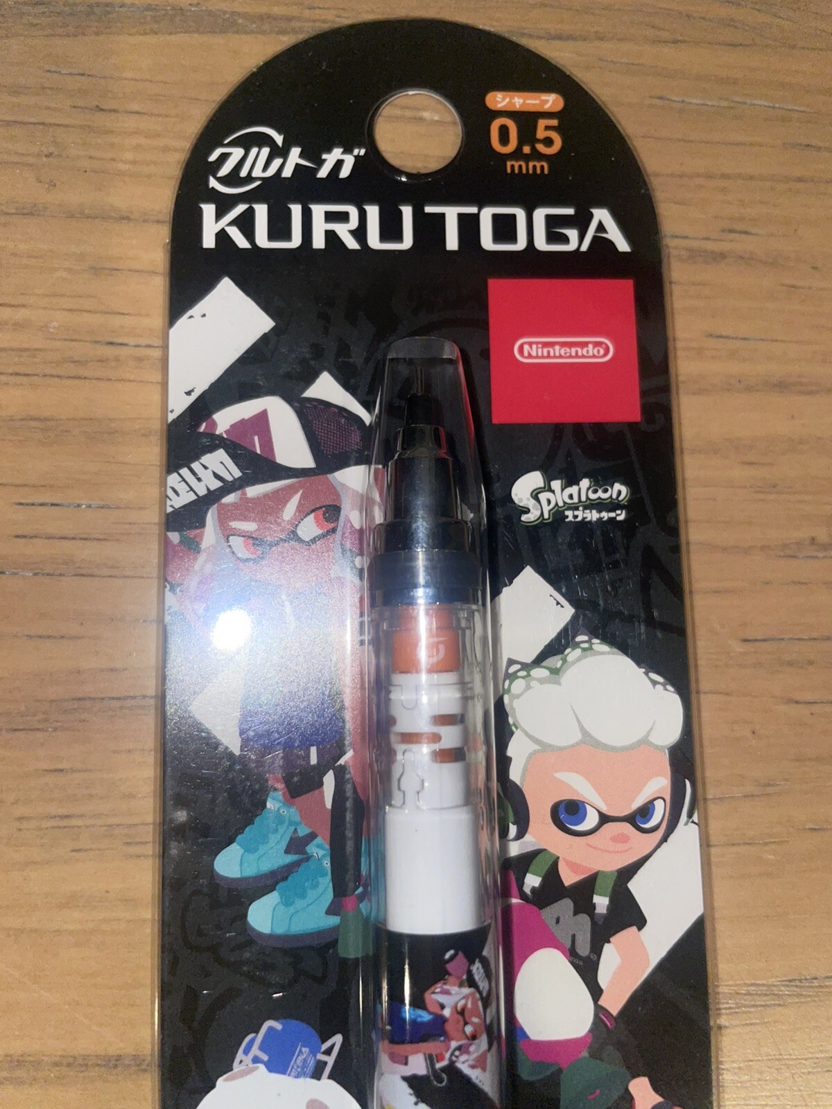 Splatoon KURUTOGA Mechanical Pencil 0.5mm CROSSING SPLATOON Nintendo From Japan