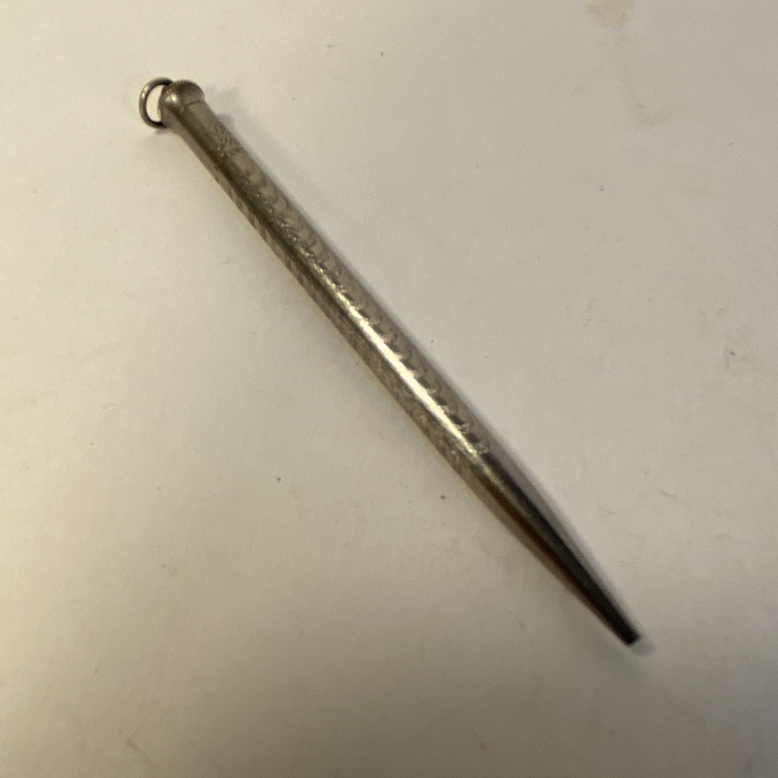 Vintage 3 1/2″ RediPoint Ingersoll Silvertone Mechanical Pencil no Lead