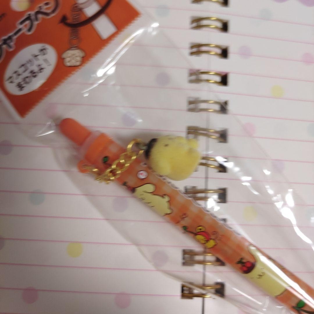 Pom Pom Purin Orange Mechanical Pencil Flocky Mascot Sanrio