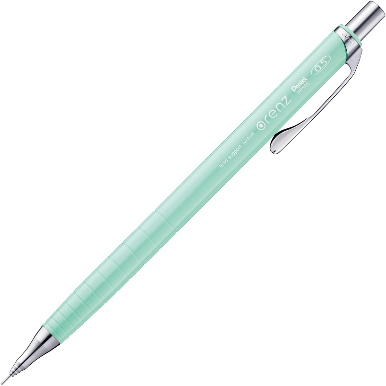 Pentel Core Not Break Mechanical Pencil, Mint 1 Count (Pack of 1), green