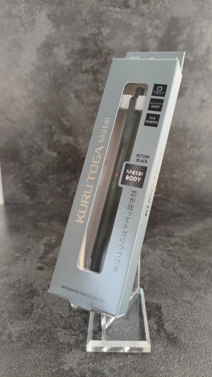 Uni KURUTOGA Metal Premium Mechanical Pencil 0.3mm 0.5mm 4 Colors Complete Set