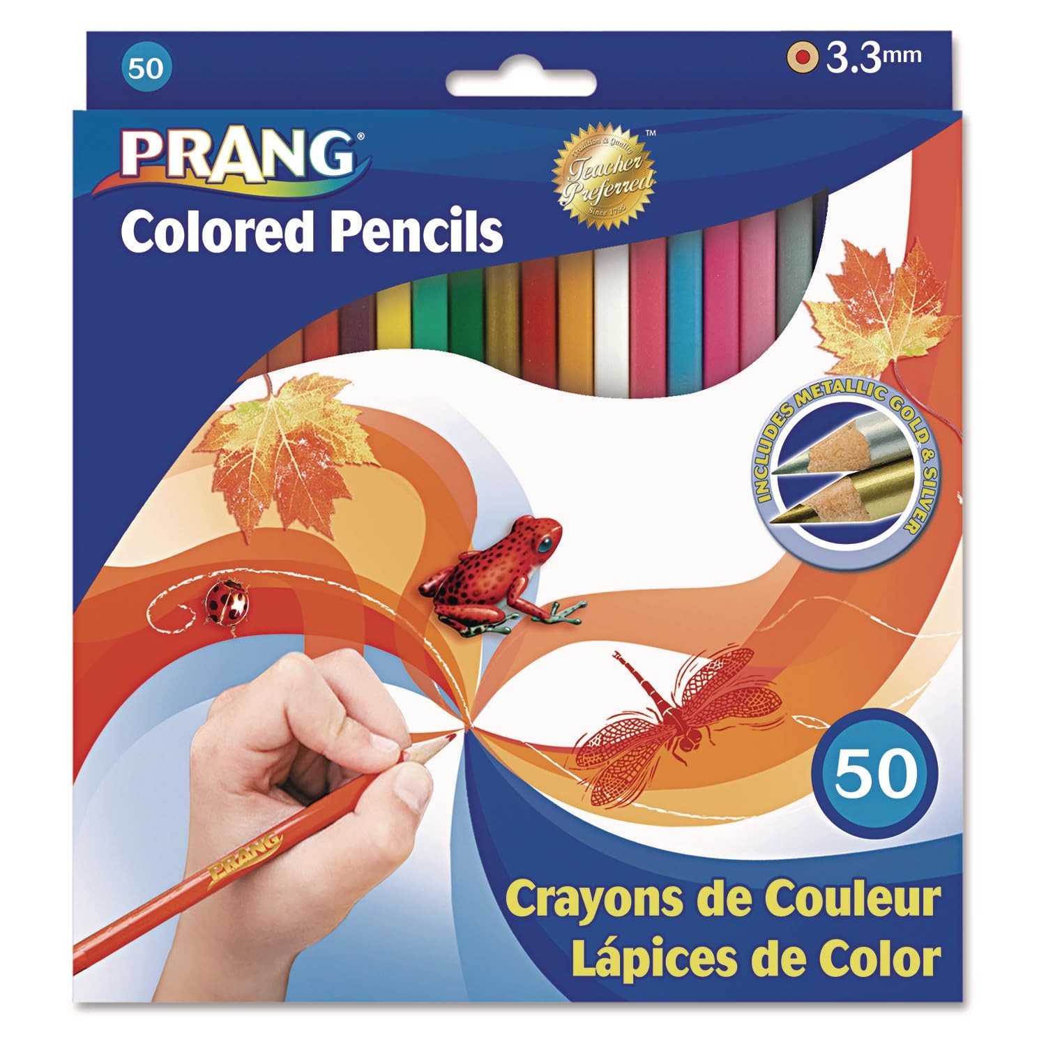 Prang – Colored Woodcase Pencils, 48 Count (Pack of 1), Assorted Colors/set