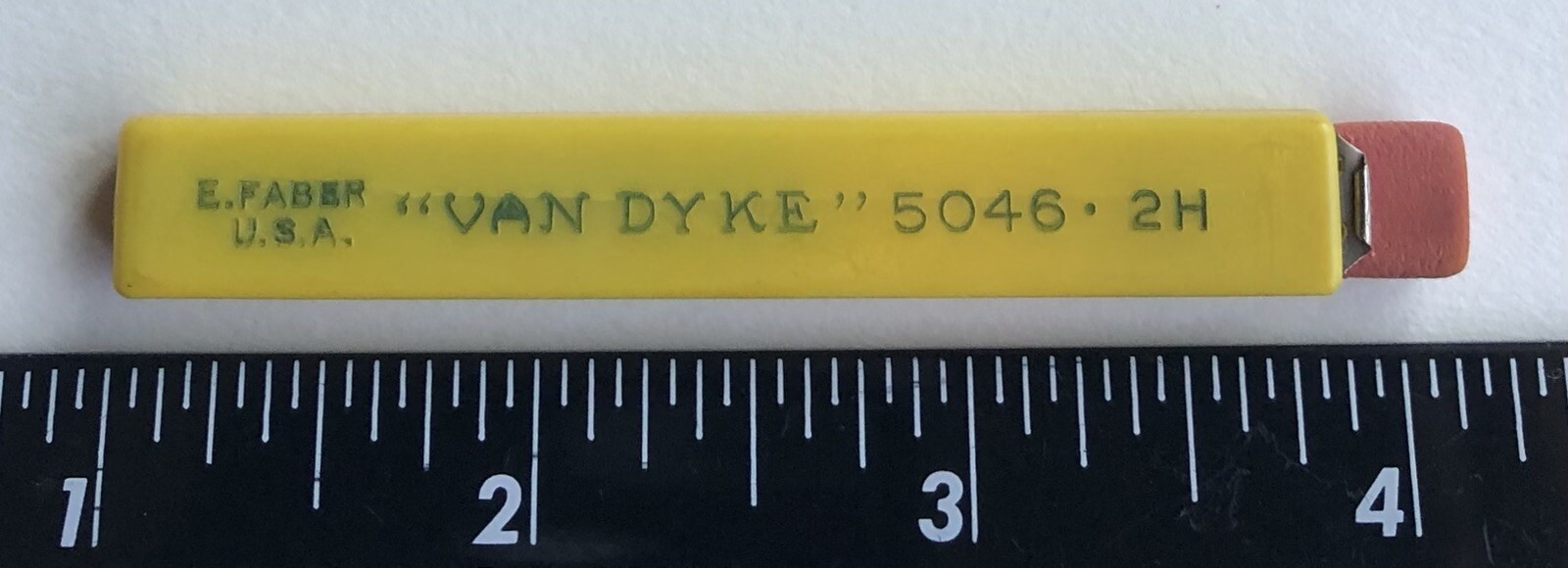 Vintage Eberhard Faber VAN DYKE Mechanical Pencil Lead 2H 1.18mm NOS 18pk USA