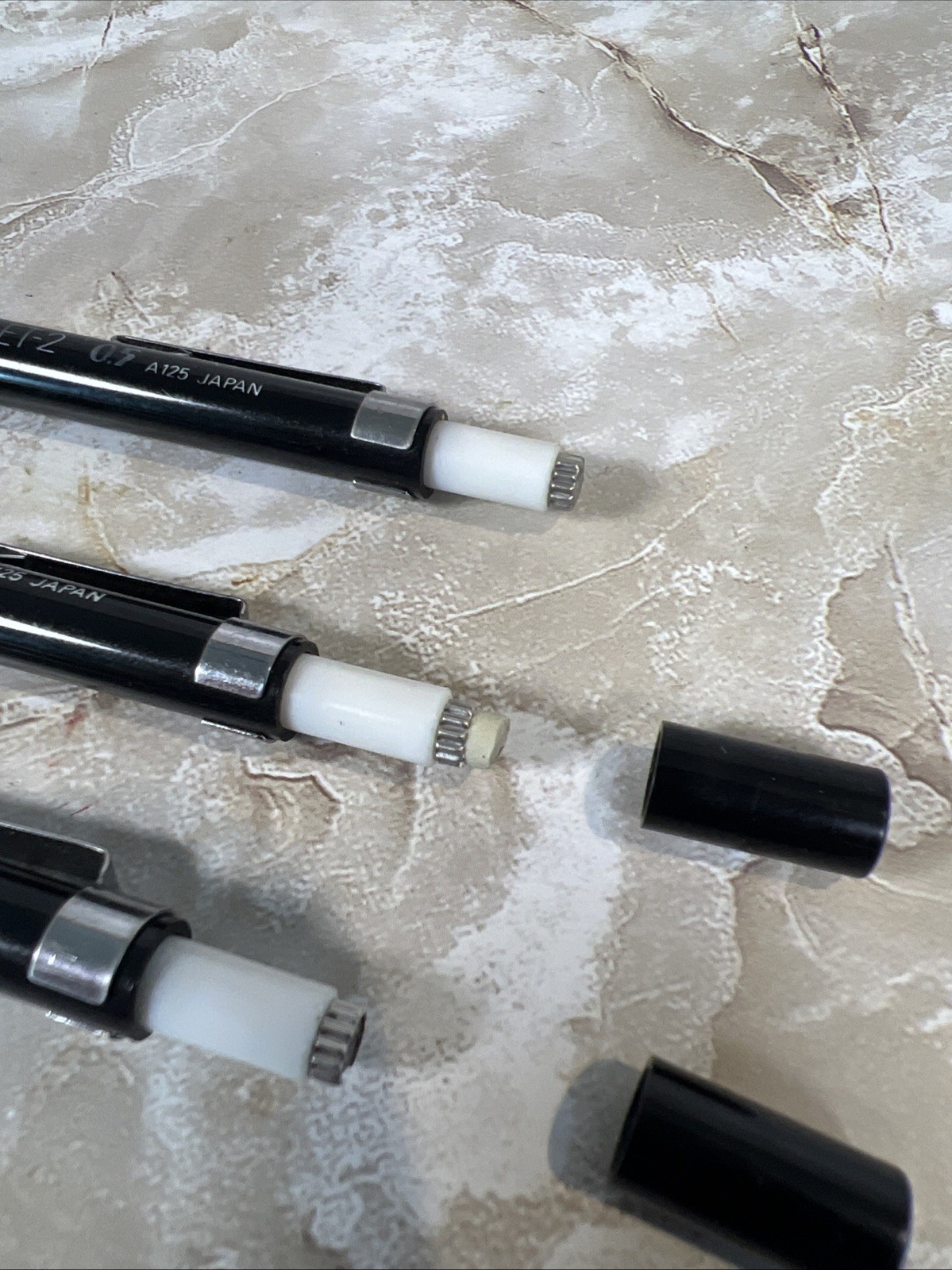 Pentel SHARPLET-2 Mechanical Pencil 0.5 A125 Made In Japan Drafting 3 Total