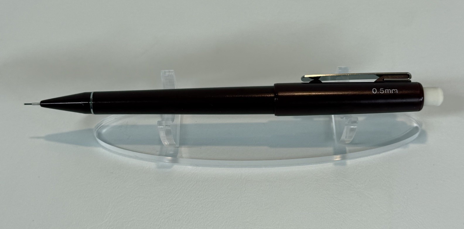 Vtg Skilcraft Mechanical Pencil 0.5mm Plastic Burgundy Twist Eraser Used Works
