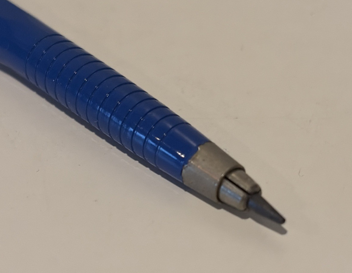 Vtg KOH-I-NOOR 5612 clutch pencil Lead Holder Made in Italy+ Faber Castell Lead