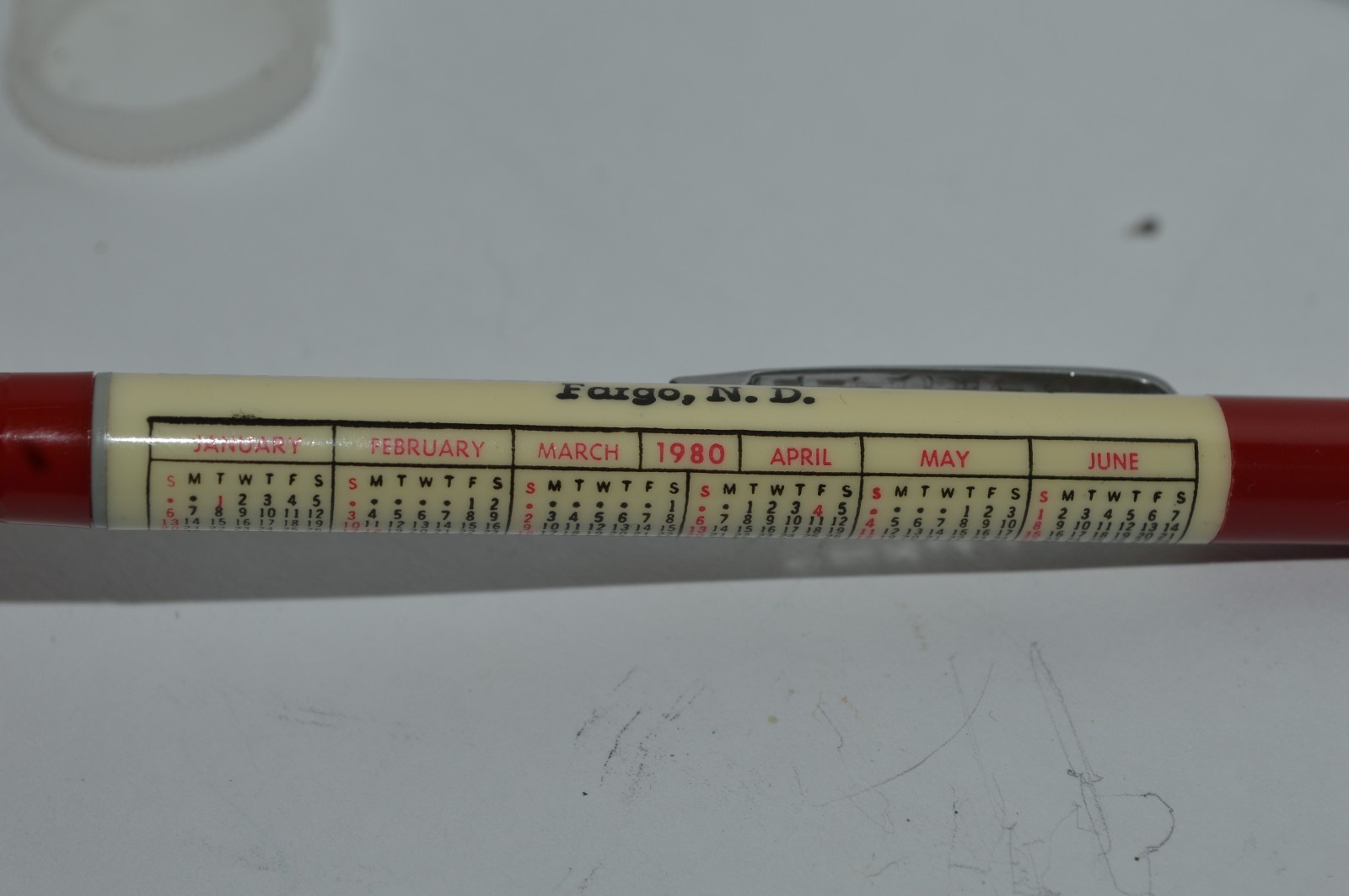 DUROLITE Mechanical Pencil 1984 Calendar Year WDAY-WDAZ TV Promo Near Mint Cond