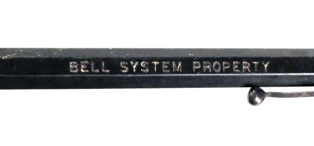 1940-50s – Bell Telephone System Property Lineman Dialer Ad Mech Pencil – B18C