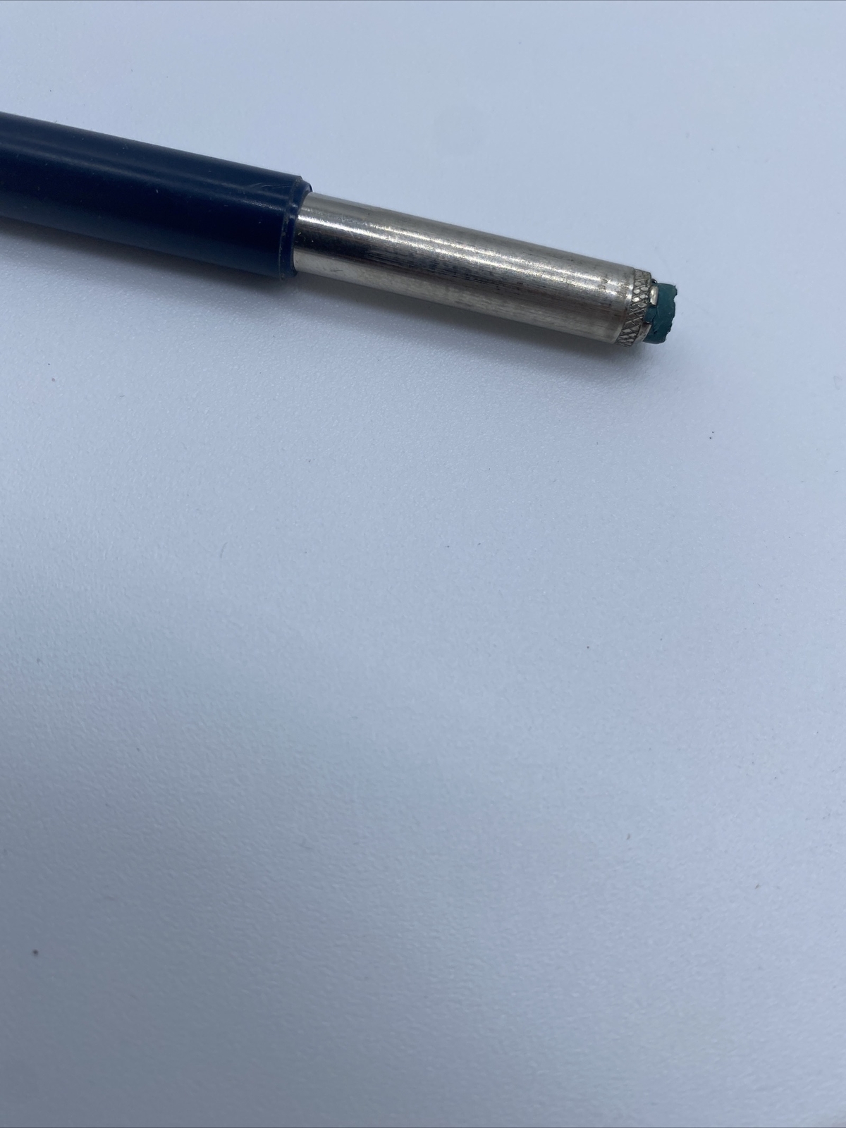 Vintage Parker Arrow Mechanical Pencil Turn Advance Lead Blue Silver Made In USA
