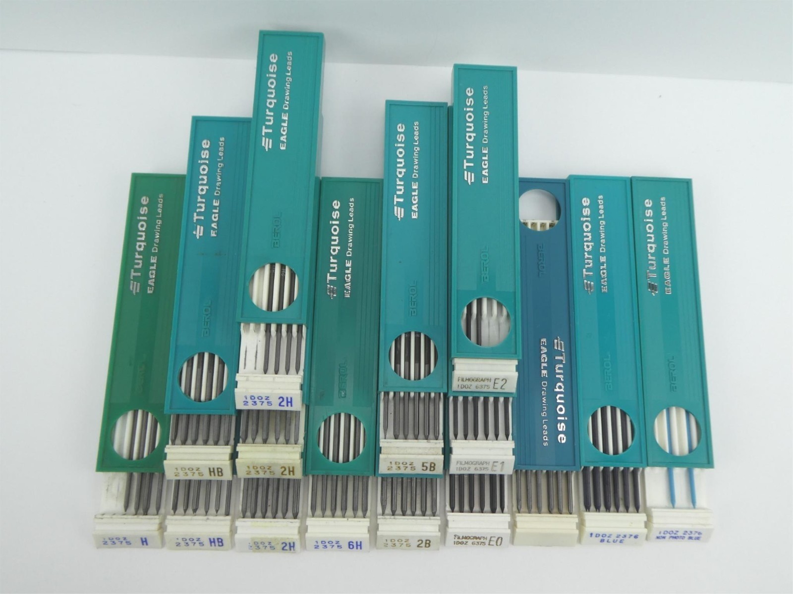 Berol Turquoise Eagle Drawing Leads Assorted Lot of Over 130 Leads