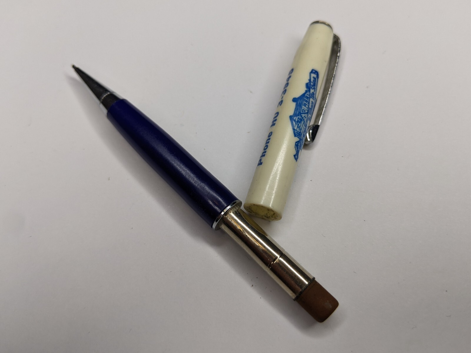 c1960s Russell, KS Lawrence Mohl House Art Moving St. Louis Mechanical Pencil G8