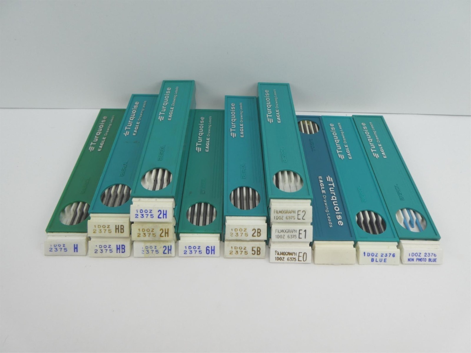 Berol Turquoise Eagle Drawing Leads Assorted Lot of Over 130 Leads