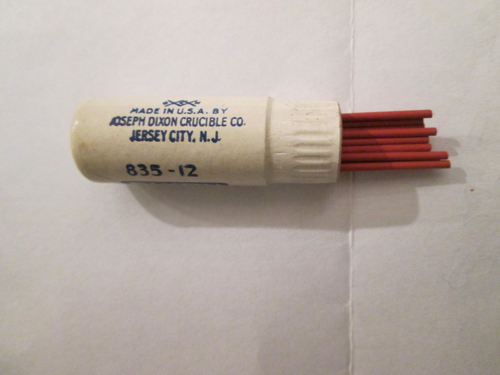Vintage Dixon 835-12 Thin Leads for Mechanical Pencil Counter Display “RED”