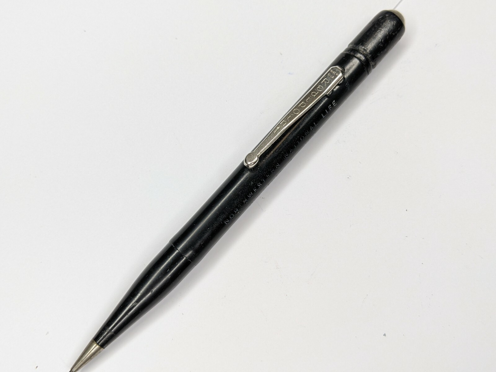 c1940s Minneapolis MN Redipoint Advertising Mechanical Pencil Life Insurance G25