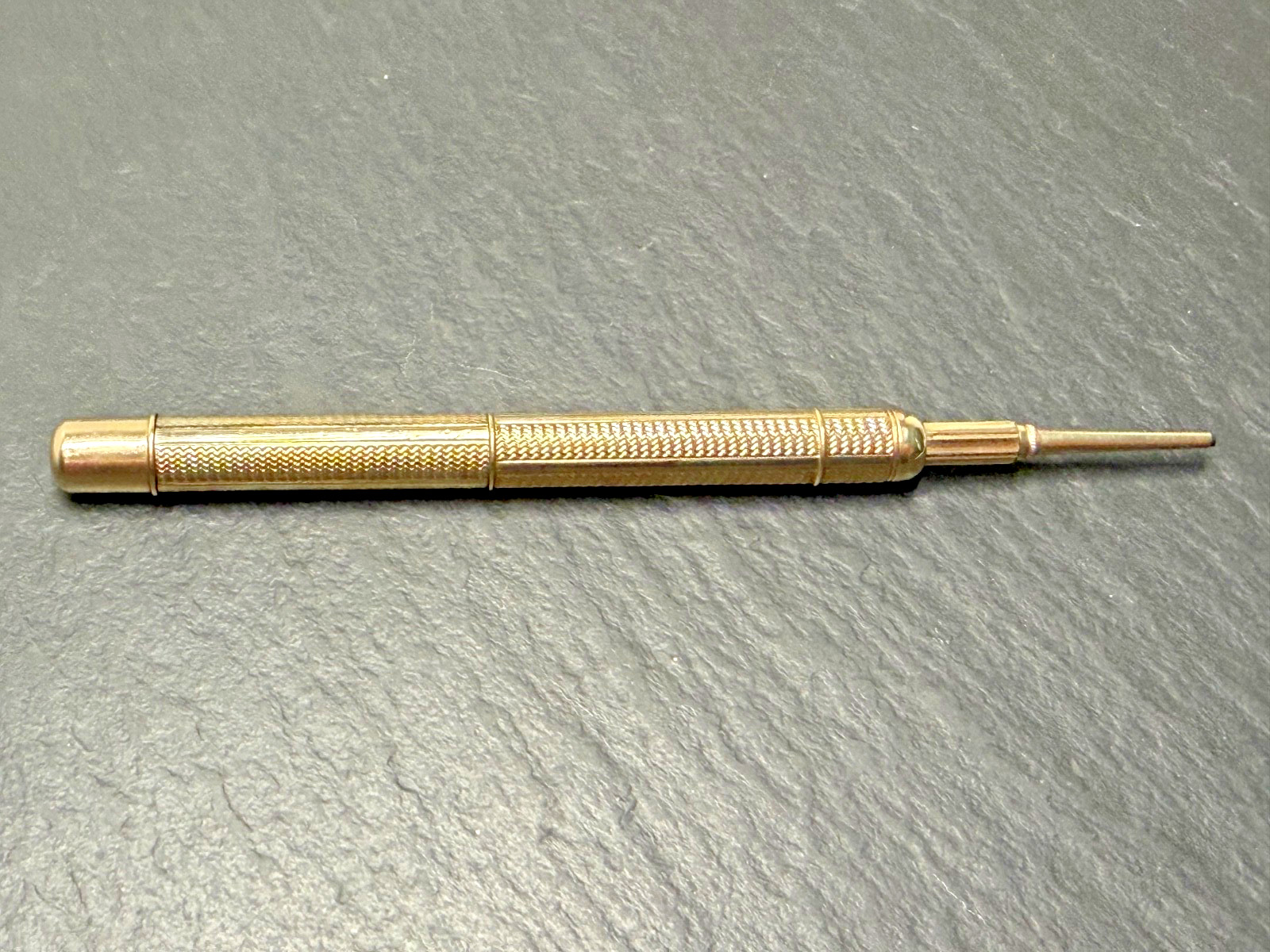 ANTIQUE GOLD FILLED TELESCOPING MECHANIC PENCIL N997