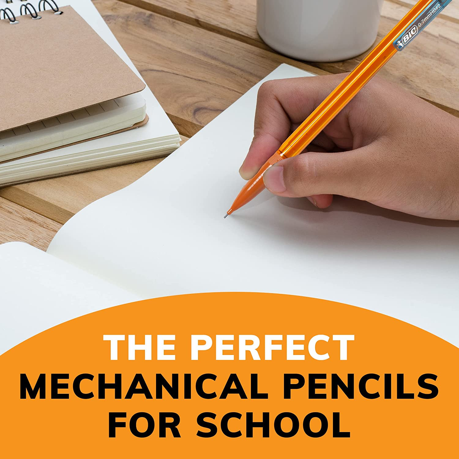 BIC Xtra Smooth Mechanical Pencils 40-Pack – 0.7mm Refillable, Retractable