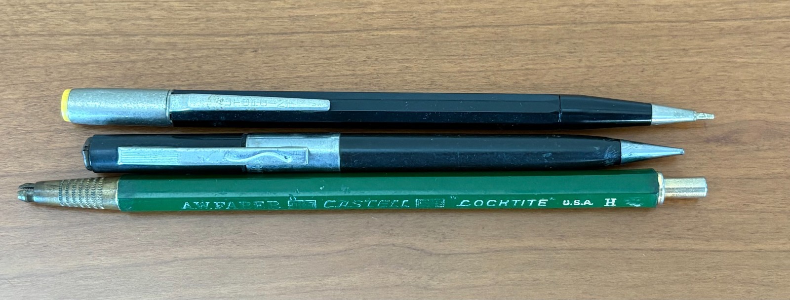 Lot of 3 Vintage Mechanical Pencils – Autopoint, A.W. Faber-Castell, Scripto