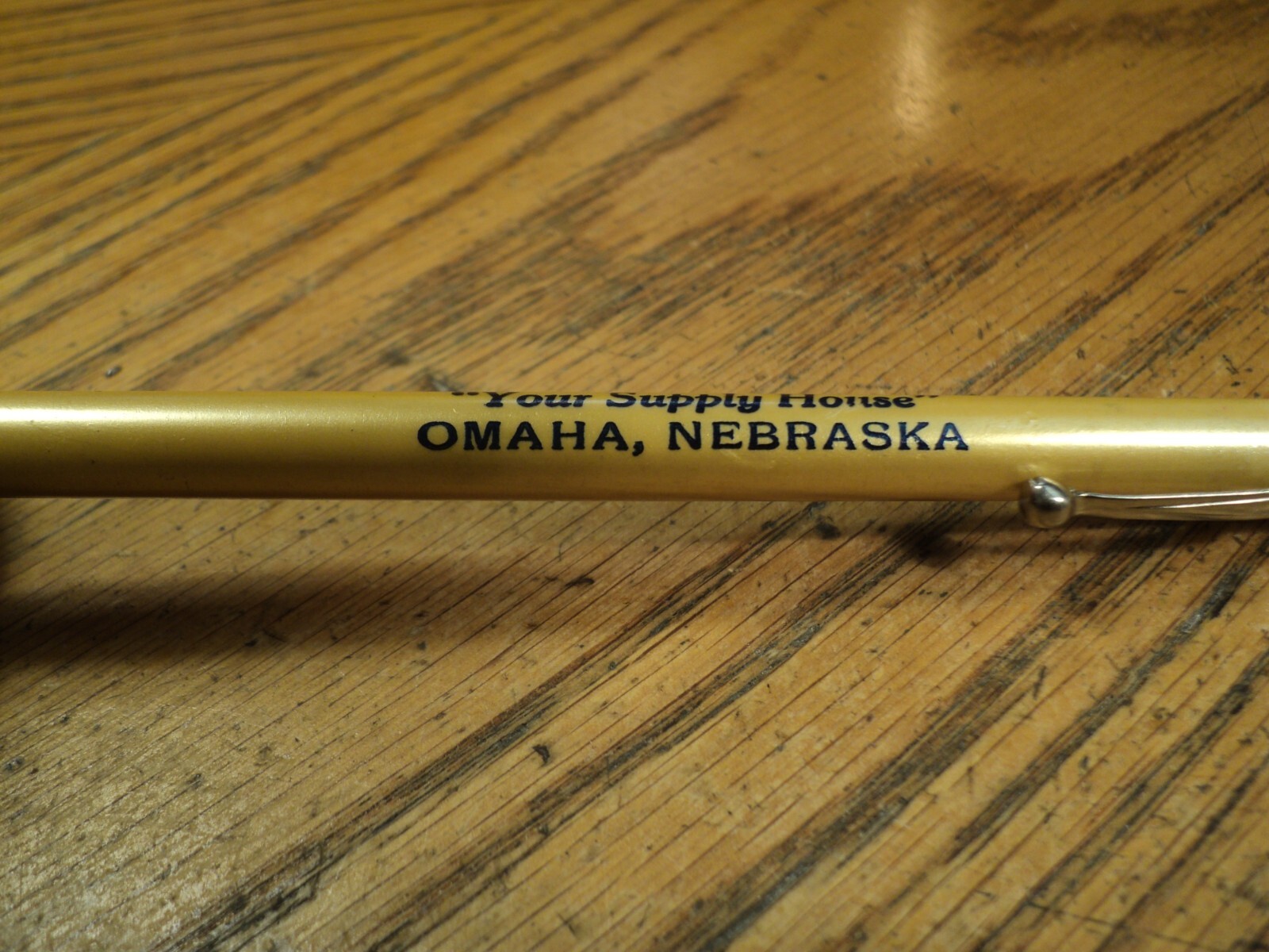 Vintage Mechanical Pencil Advertising United States Check Book Company Omaha