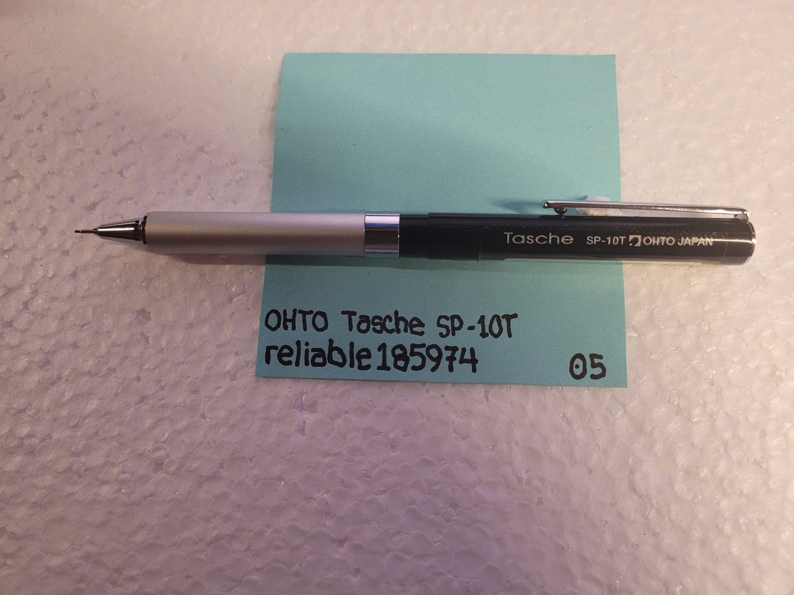 OHTO Tasche SP‑10T Capped Mechanical Pencil 0.5 mm – Short‑Long All‑Metal EDC