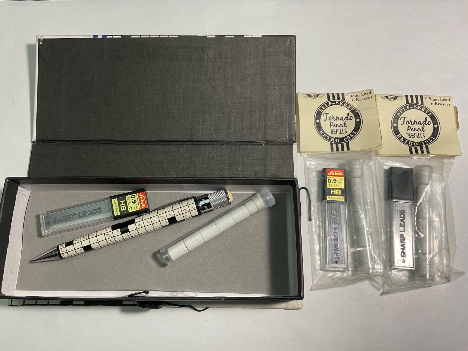 Retro 51 Tornado Crossword Mechanical Pencil In Box