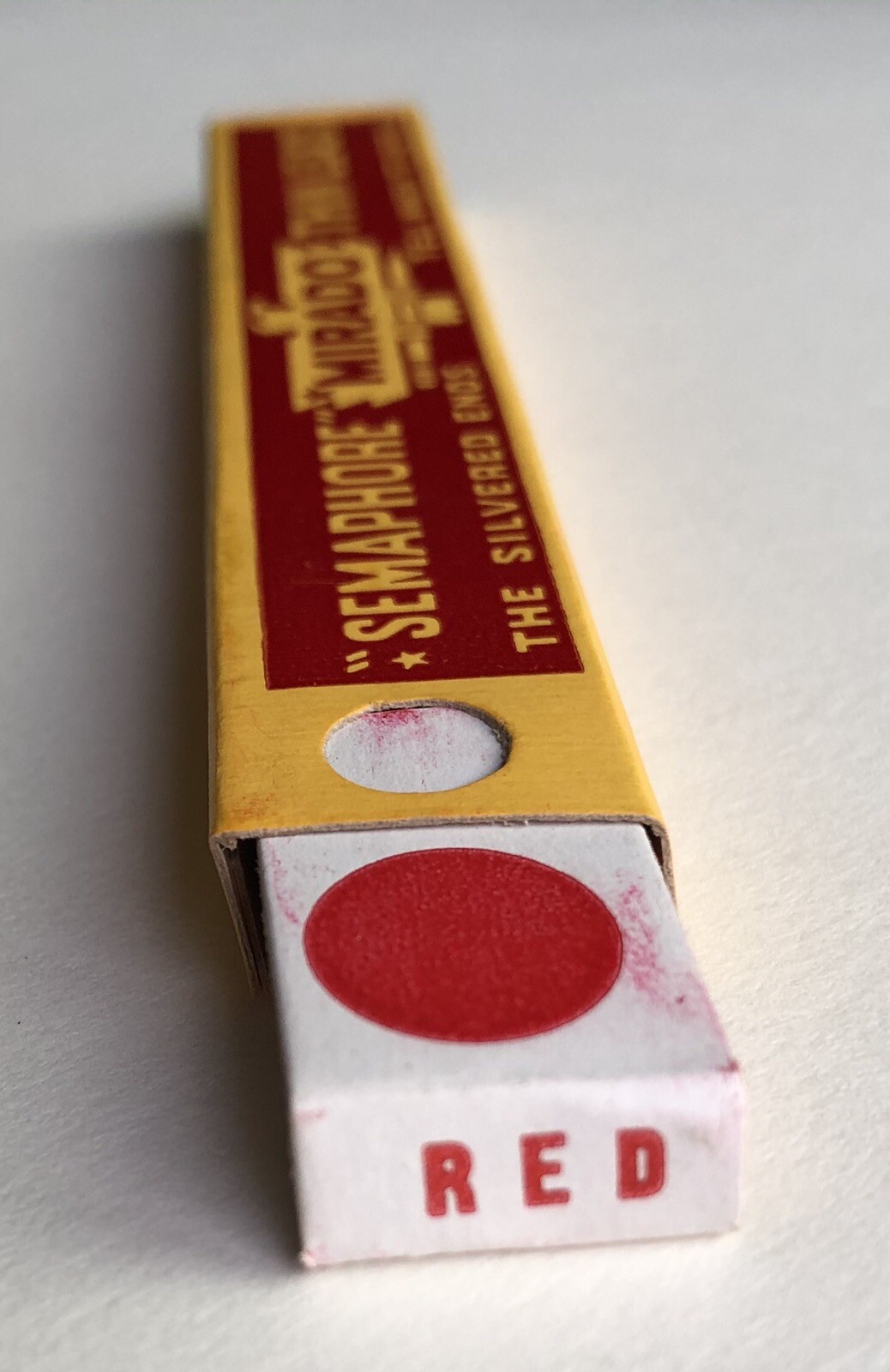 Vintage EAGLE Mirado Semaphore RED 1.18mm Mechanical Pencil Lead NOS 12pk USA