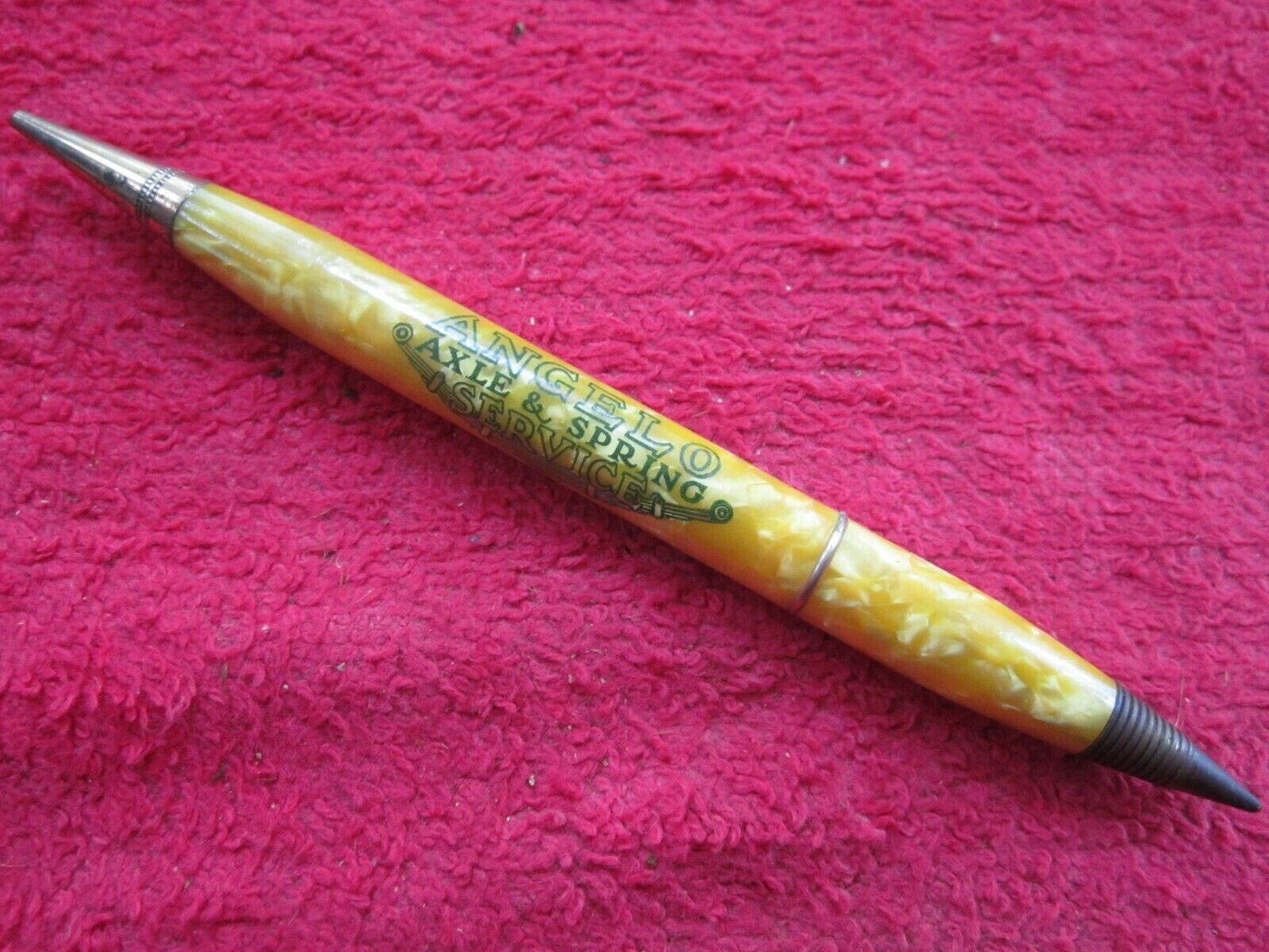 VINTAGE ANGELO AXLE SALESMAN’S SAMPLE COMBINATION PEN – MECHANICAL PENCIL