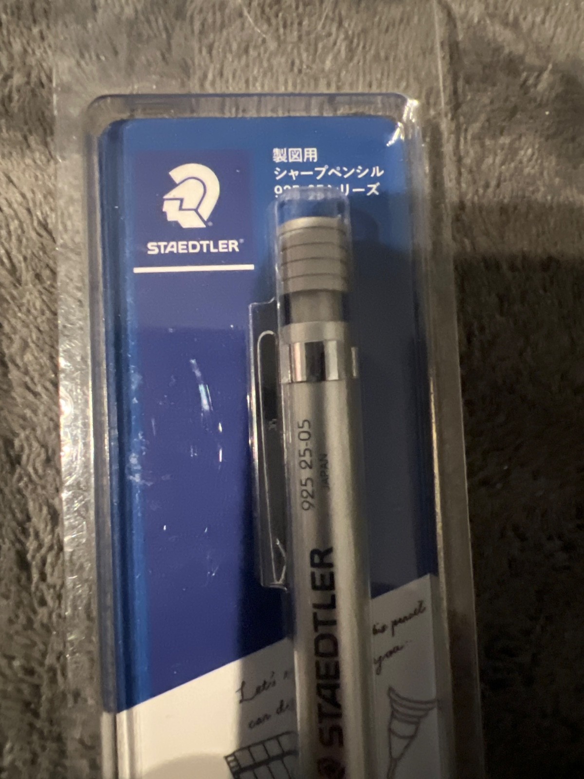 STAEDTLER mechanical pencil 0.5mm drafting mechanical pencil silver 925 25-05