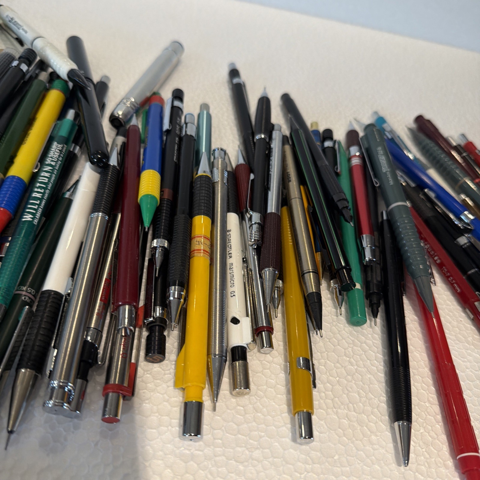 Vintage Lot of 205 Drafting Mechanical Pencils with Leads JAPAN Germany Etc