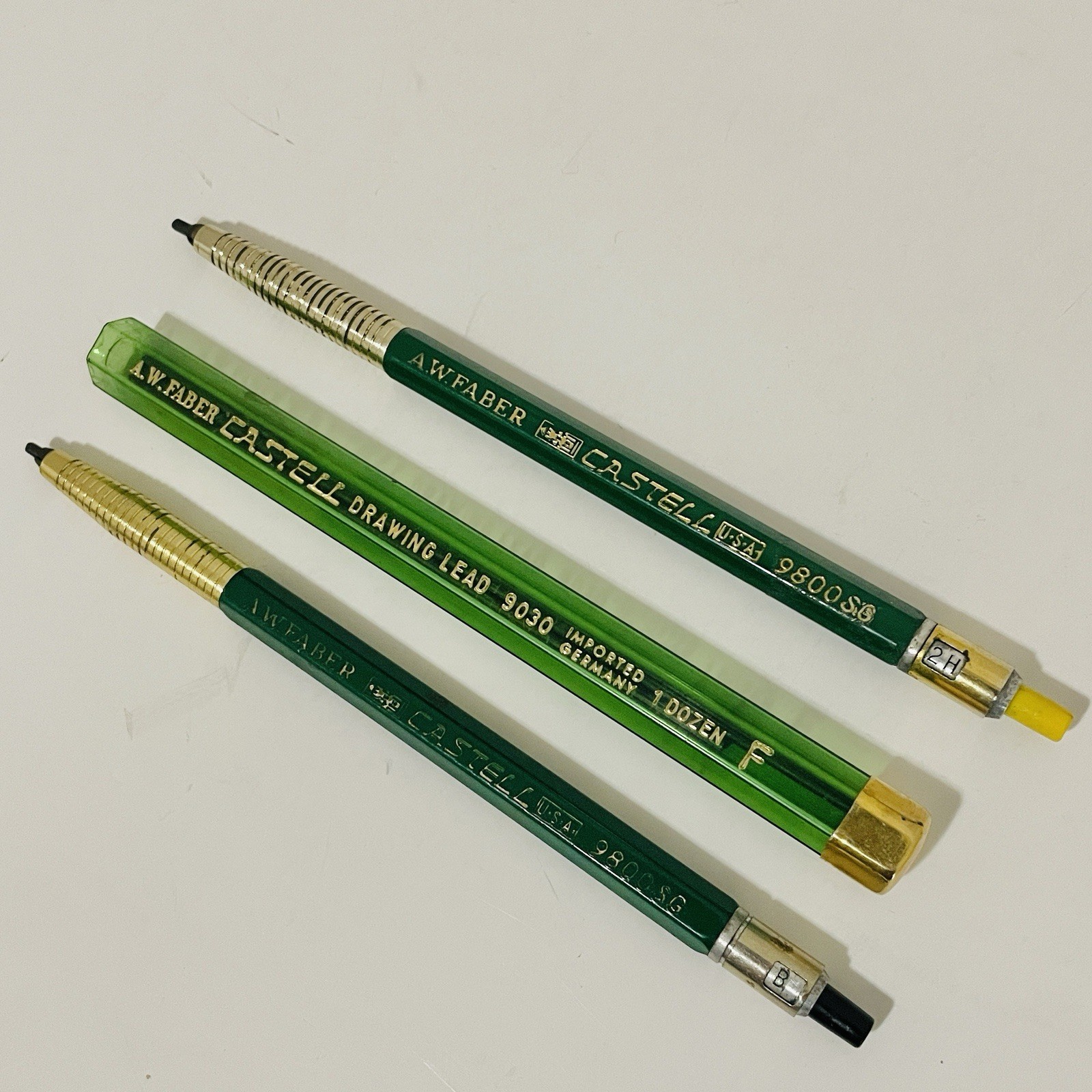 Faber-Castell Locktite 9800SG Lead Holder Set Of 2 with Lead (Germany)