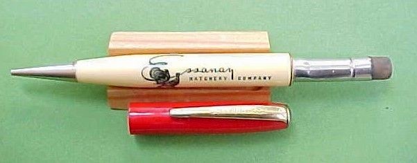 Rare 1950’s RITEPOINT Mechanical Pencil ESSANAY HATCHERY / Salesmen’s Sample