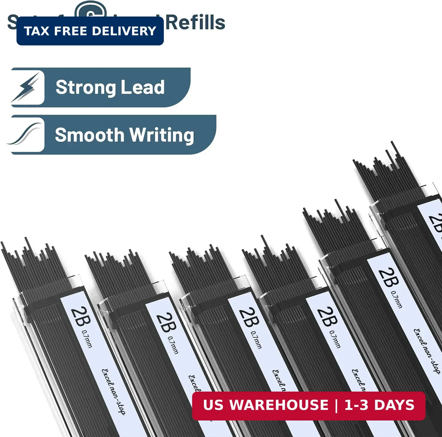 Mr. Pen- 0.7mm Metal Mechanical Pencil Set with Lead Refills & Erasers, 3 Pack,