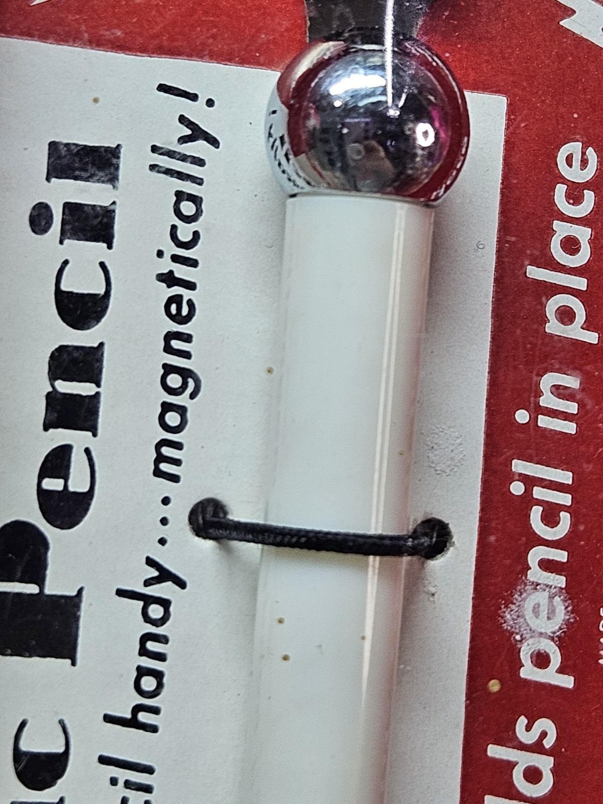 Vintage PAT Magnetic Mechanical Pencil Desk Clip Holder w/ Box Instructions…