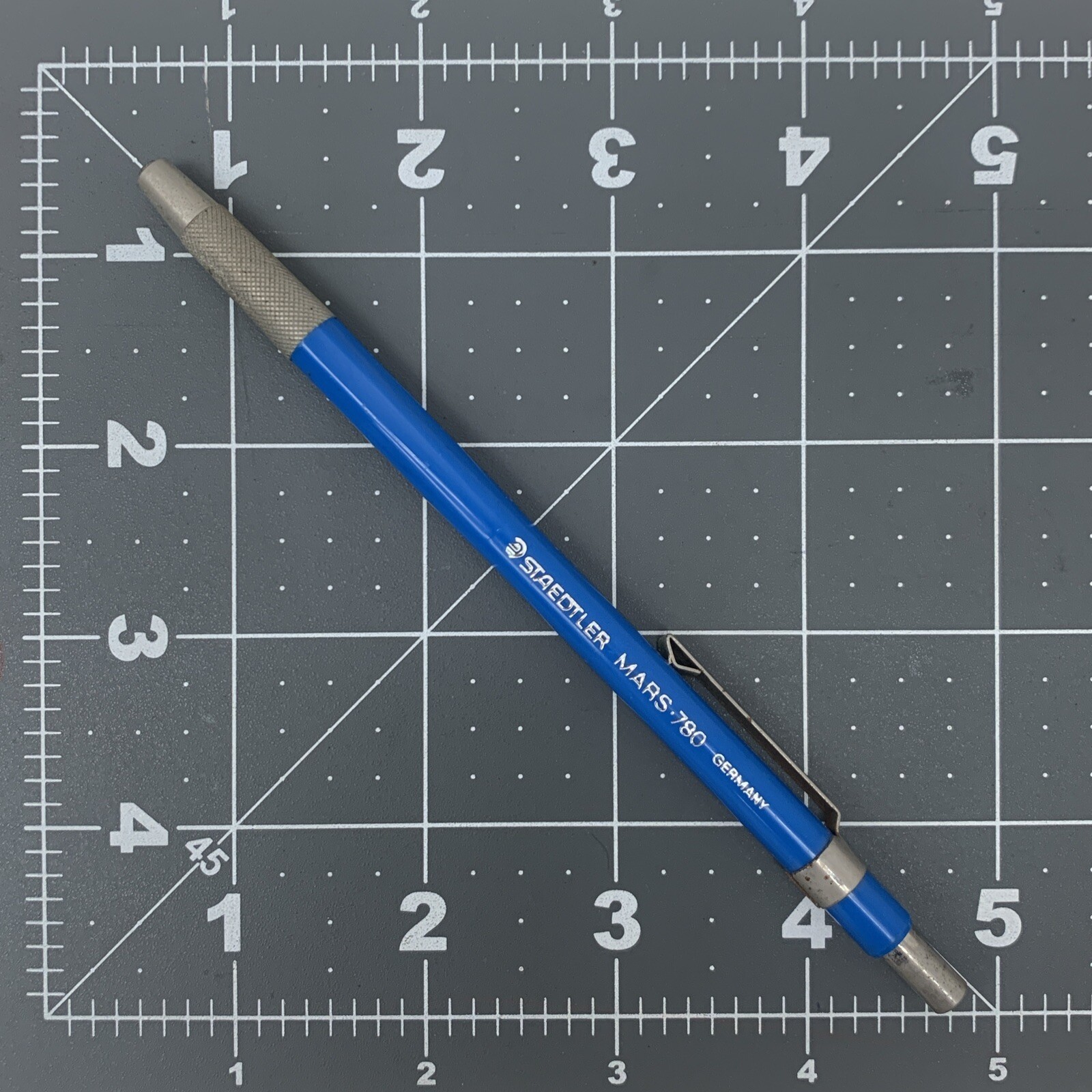 Vintage Staedtler Mars 780 Mechanical Drafting Pencil Made Germany Blue RARE