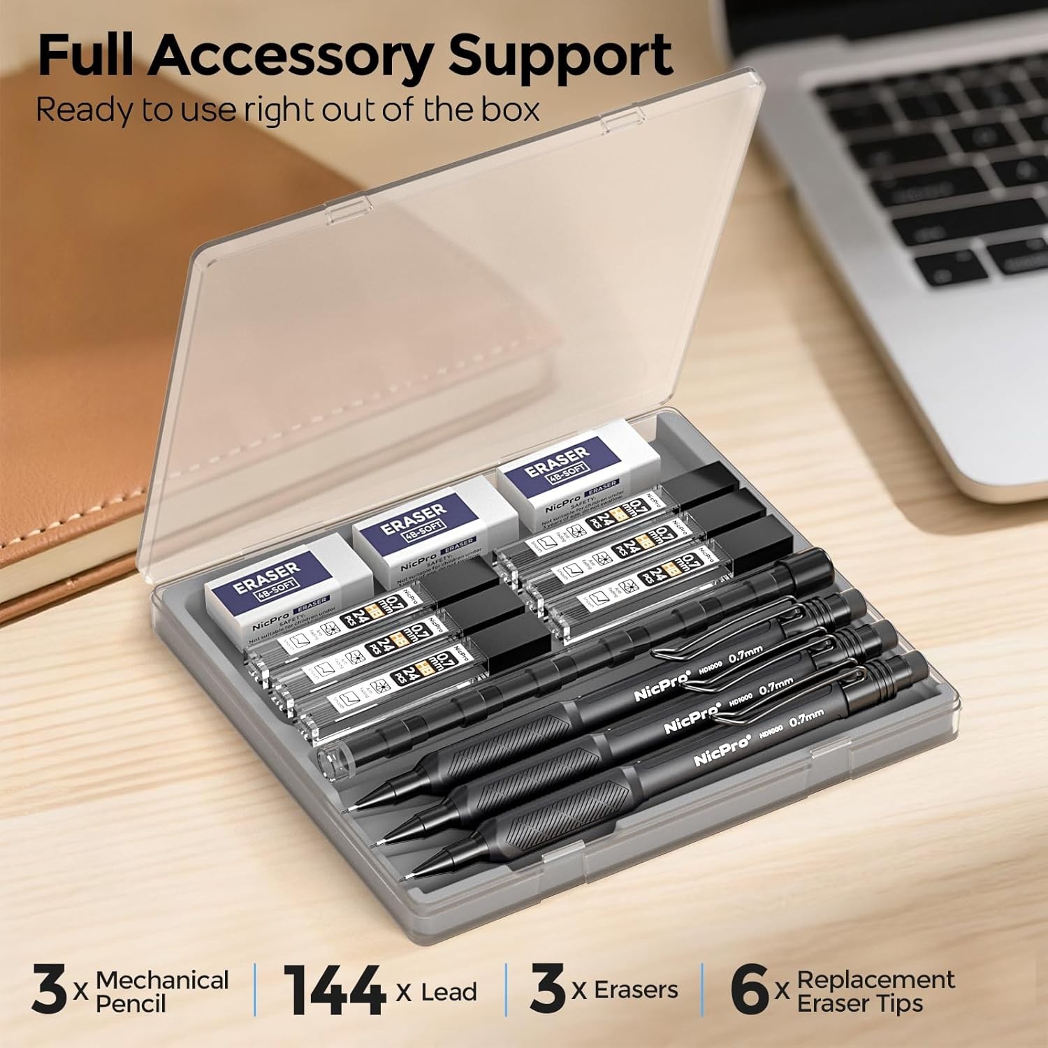 Durable Outdoor Mechanical Pencil Set – 0.7 mm, Perfect for Extreme Conditions