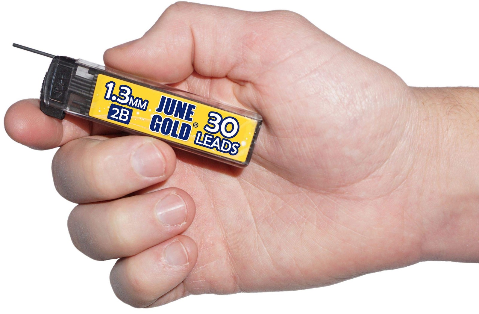 Lead Refills 1.3 mm 2B Medium Bold Break Resistant 120 Pieces 4 Dispensers
