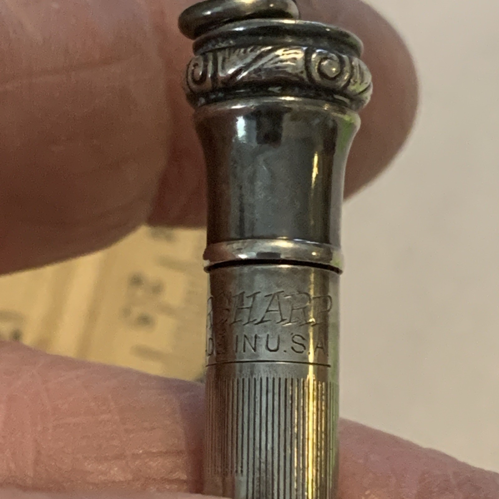 Antique 925 Sterling Silver Wahl Eversharp Mechanical Pencil Made In USA 12.6gr