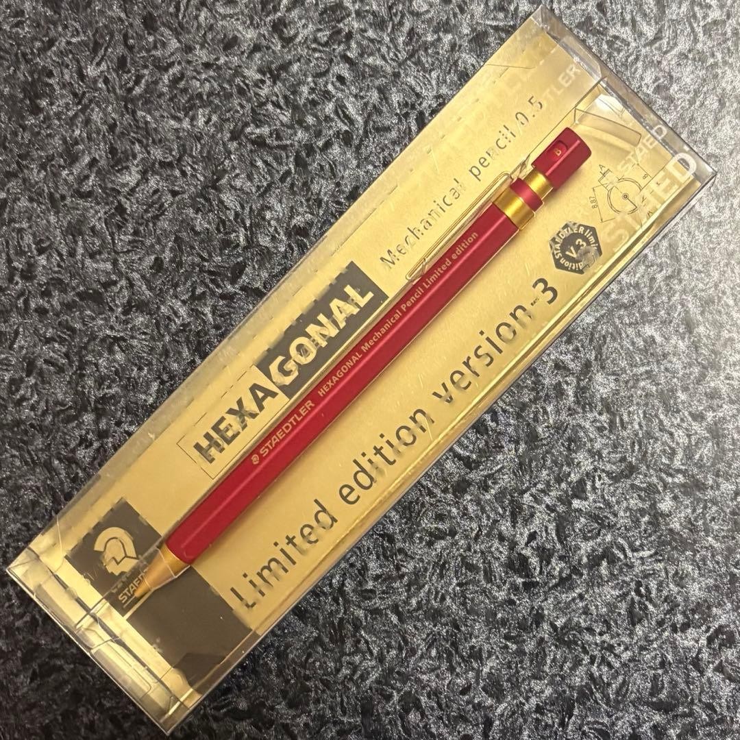New Unused Staedtler Mechanical Pencil Hexagonal Limited Color 4-Piece Set