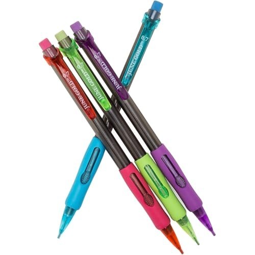 72 Mechanical Pencils 0.7mm HB #2 Lead, 220 Graphite Refills, Break Resistant, S